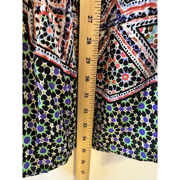 Maeve Anthropologie Smocked V-Neck Floral Tiled Long Sleeve Boho Dress Size XS - Picture 9 of 9